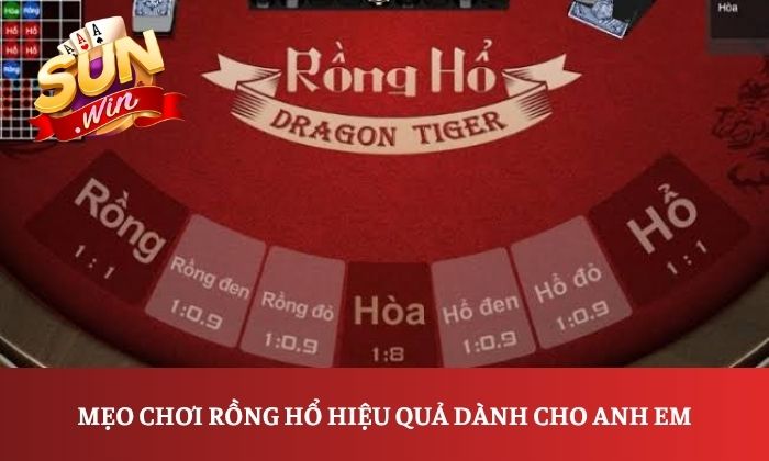 Mẹo chơi rồng hổ hiệu quả dành cho anh em